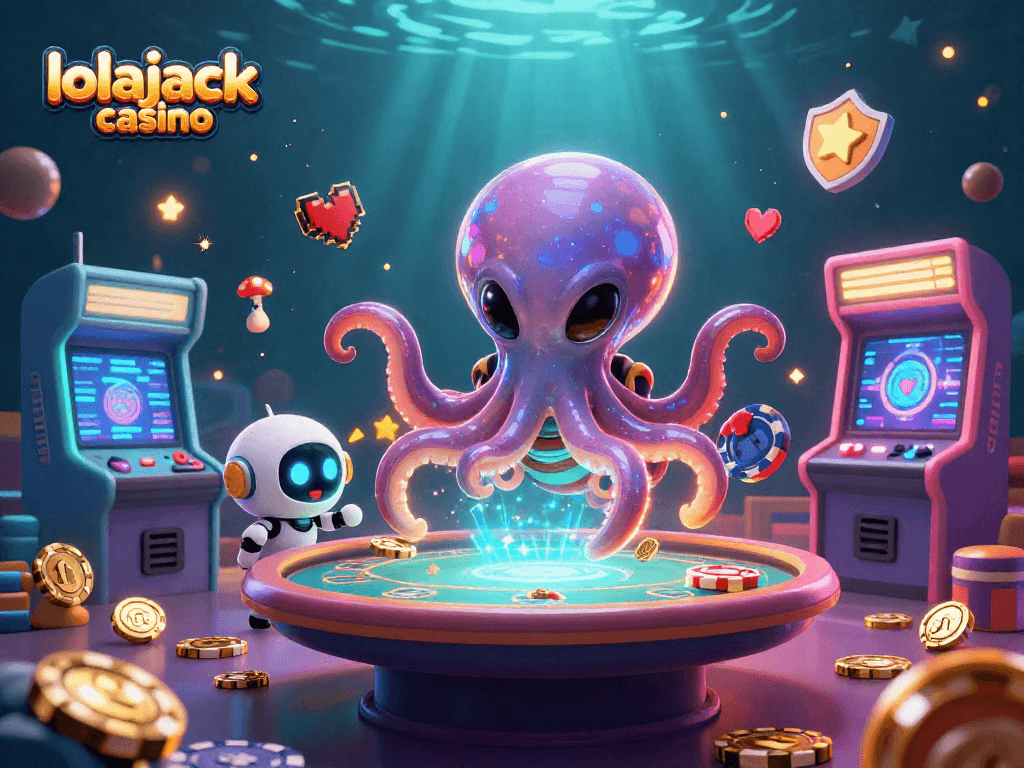 Experience the excitement at lolajack casino with alien octopus and dynamic gambling elements.