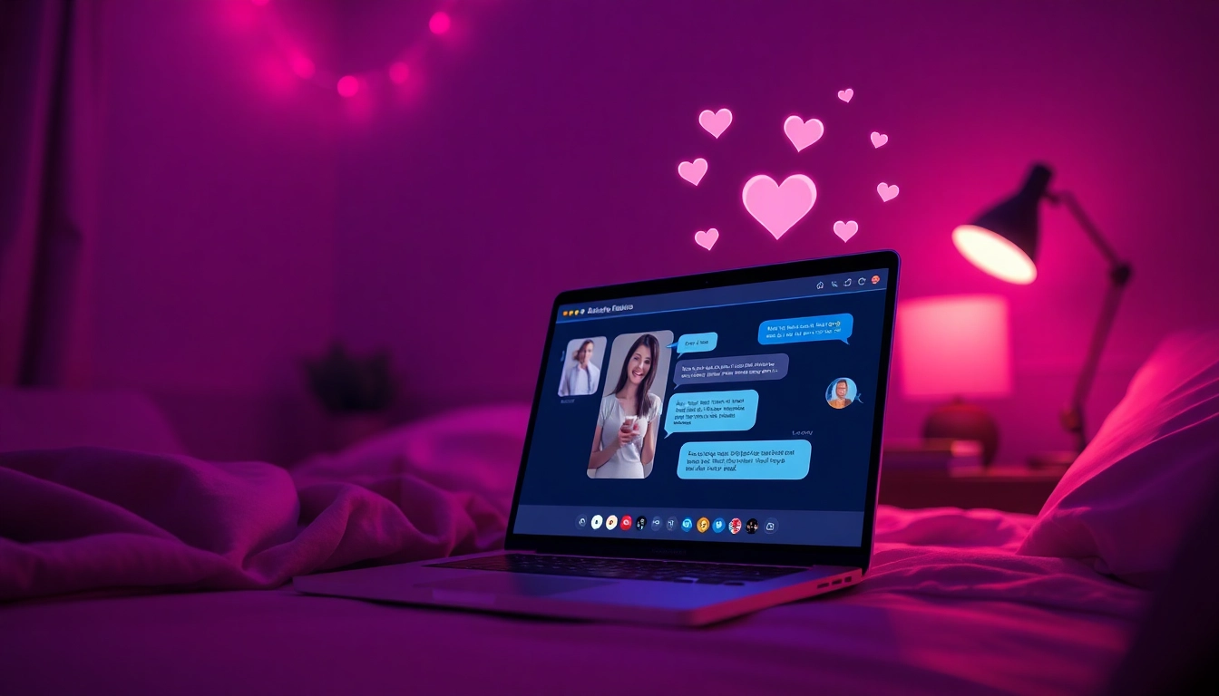Engaging users in intimate AI sex chat within a cozy virtual environment