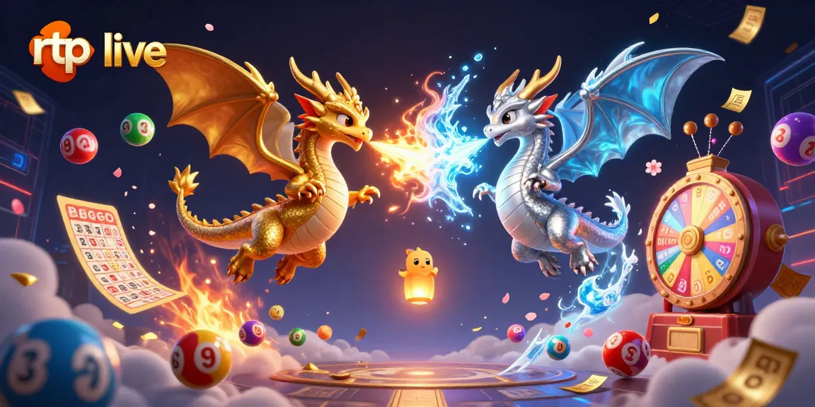 Engage with rtp live as twin dragons and casino elements create a vivid gaming experience.