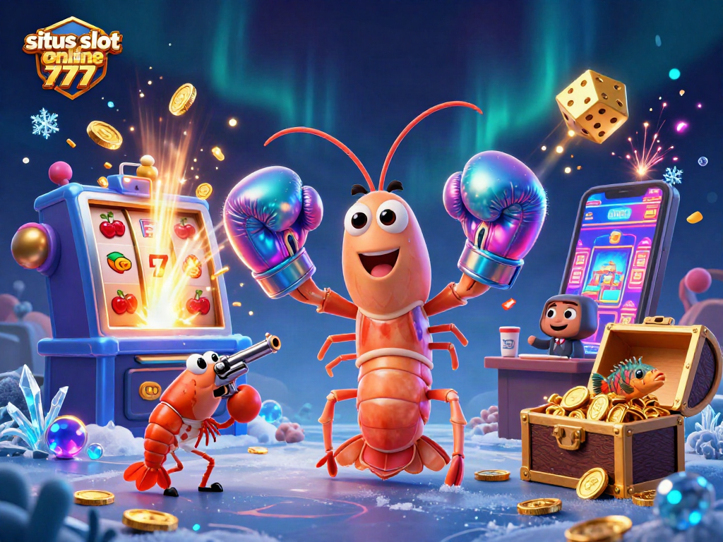 Gamer menjelajahi situs slot online 777 dengan aksi jackpot memikat dan karakter 3D yang bersemangat.