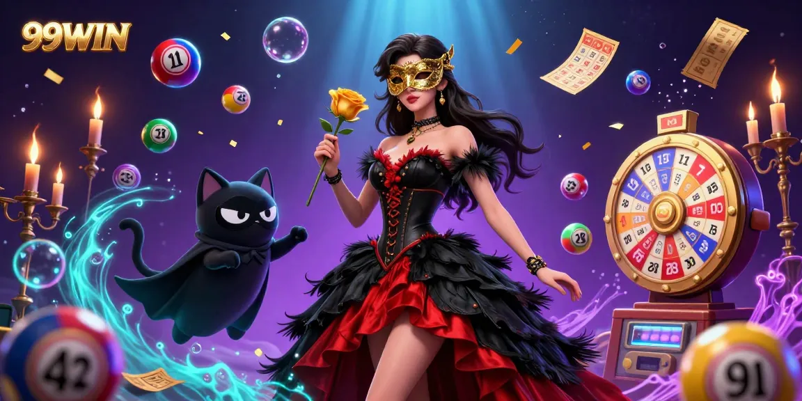 Experience thrilling wins at 99WIN with vibrant lottery elements and captivating casino visuals.