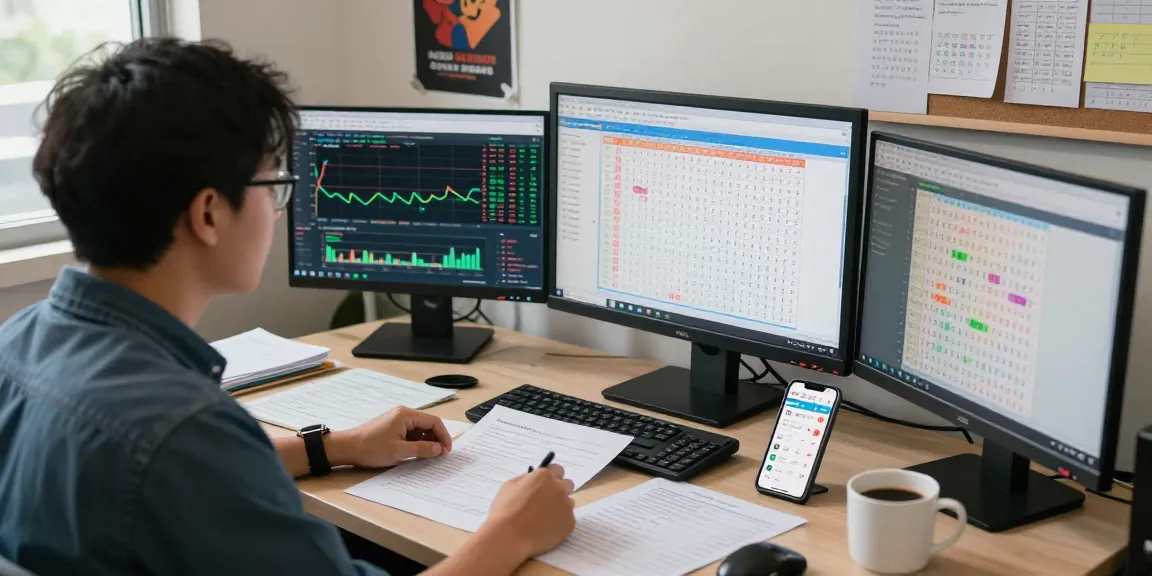 Analisis syair menang dengan analisis angka di meja kerja