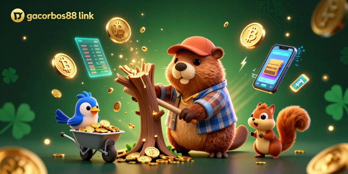 Experience the excitement of gacorbos88 link with a vibrant 3D casino adventure featuring crypto elements.