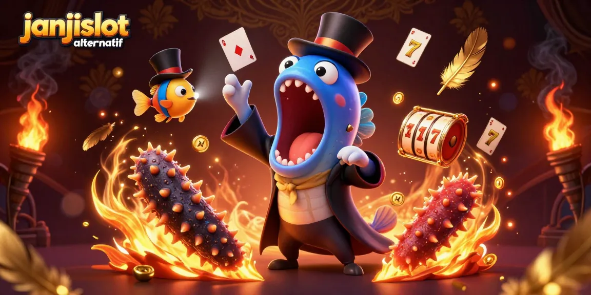 Engage in thrilling gameplay with janjislot alternatif featuring vibrant characters and dramatic casino elements.
