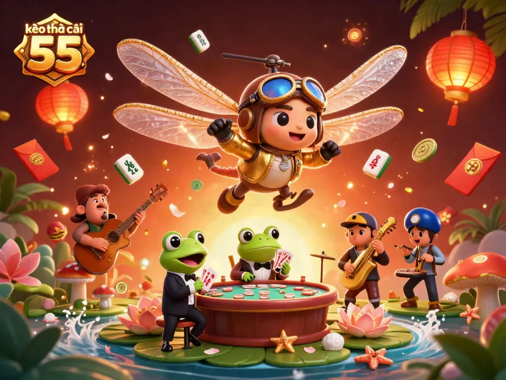 Experience kèo nhà cái 55 with expert tips for betting on football and more in this vivid scene.
