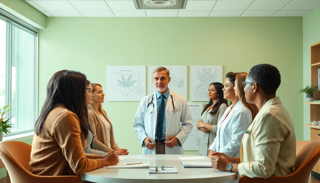 Discussing the advantages of obtaining a Texas MMJ card in a professional medical setting.