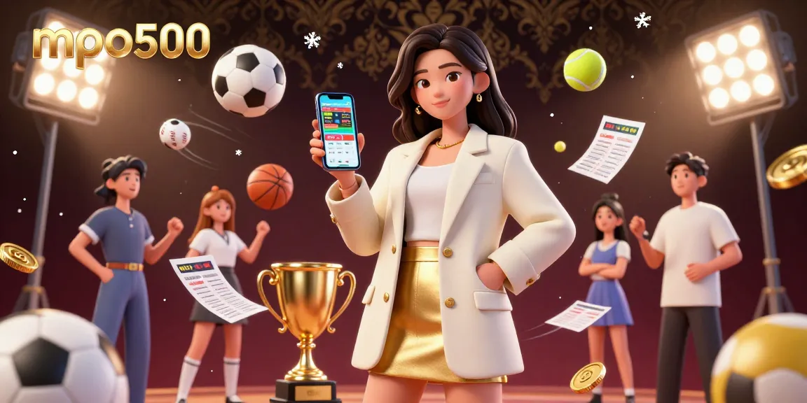 Engage with mpo500, the leading platform for Sports Betting featuring a friendly virtual ambassador showcasing betting excitement.