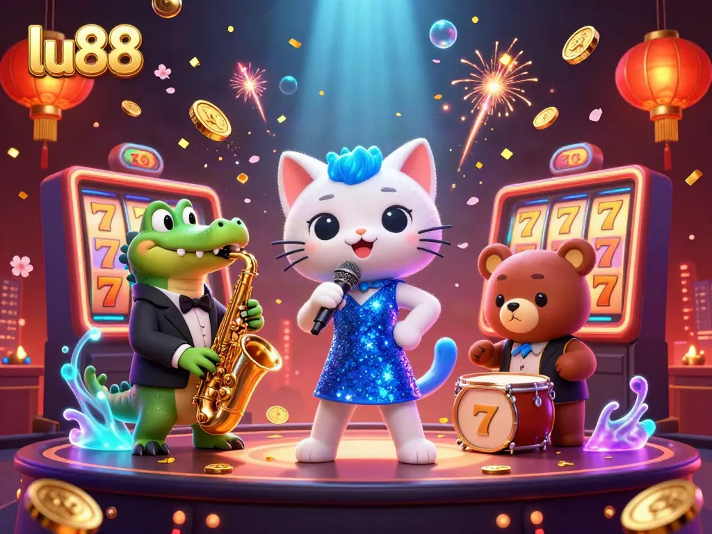 Join the excitement at lu88's casino with vibrant characters and thrilling gameplay.