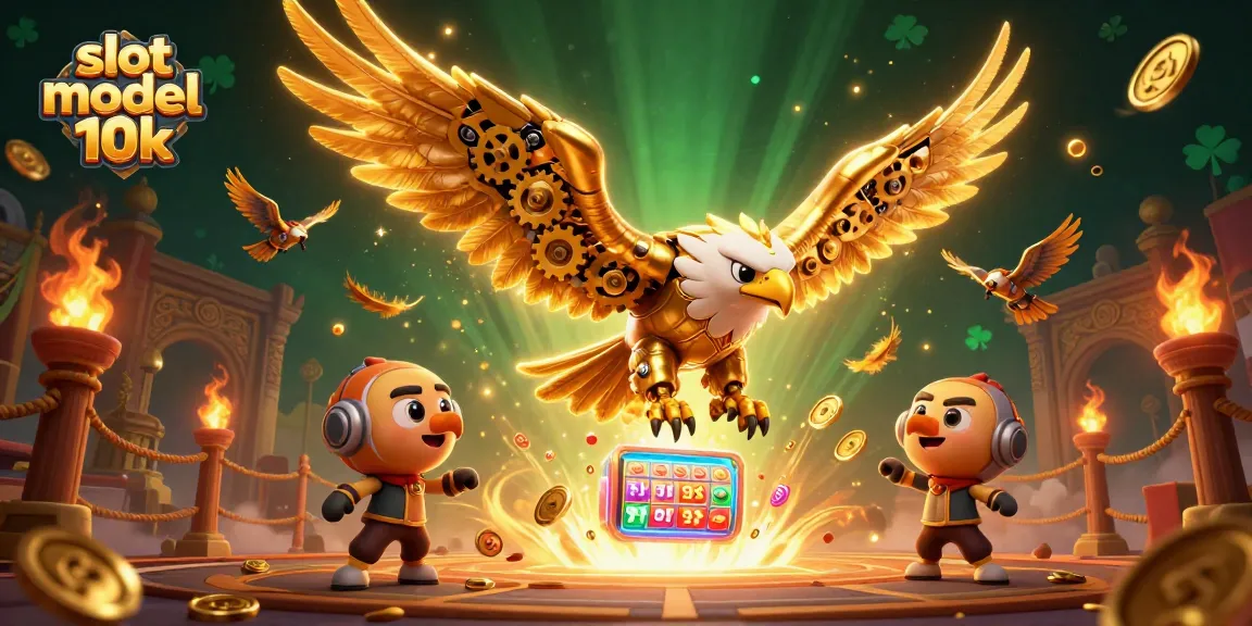Experience thrilling wins at slot modal 10k with vibrant 3D illustrations of dynamic casino action.