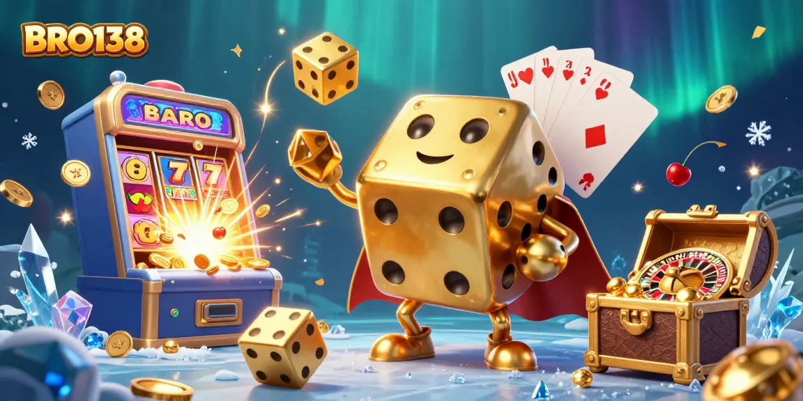 Experience thrilling wins at BRO138 with vibrant 3D casino characters and explosive slot machine action.