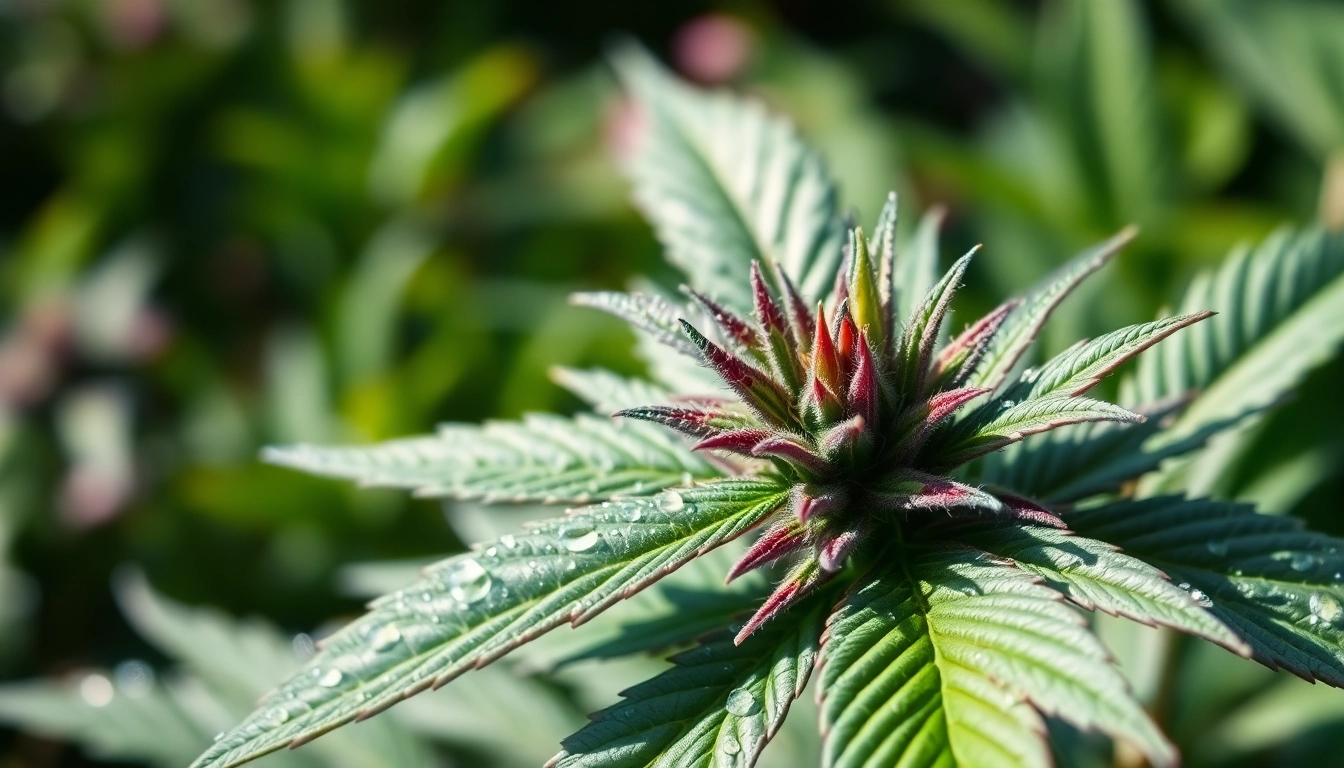 GEEK THC close-up image highlighting a cannabis leaf's details and vibrant colors.
