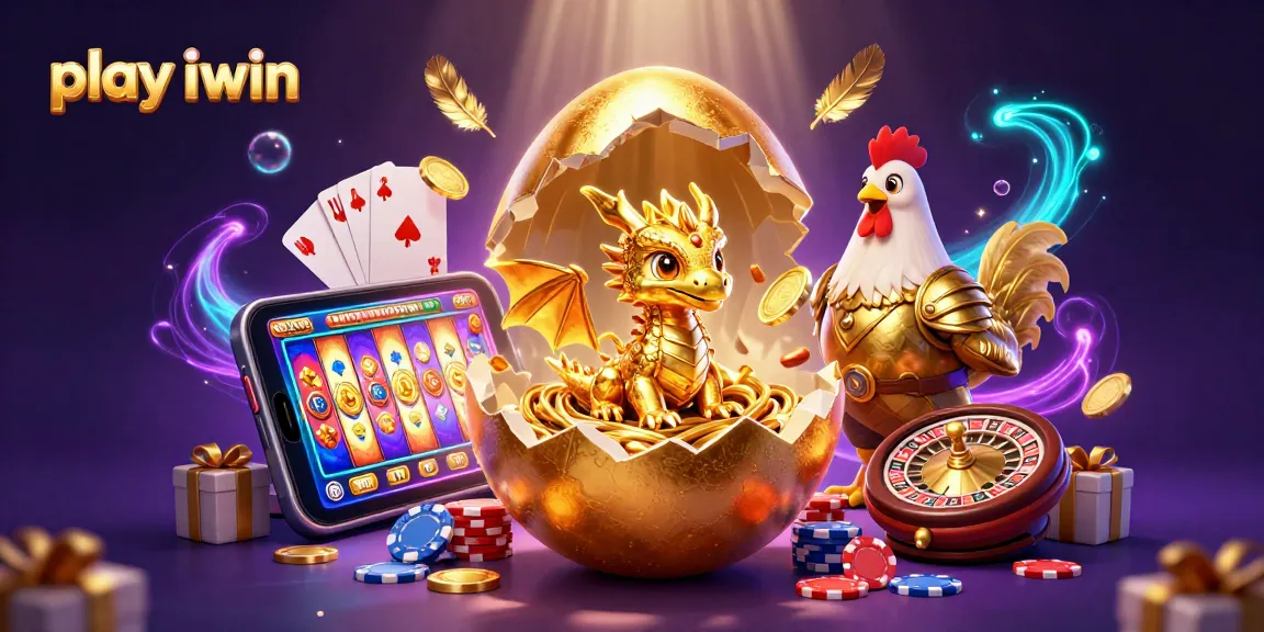 Spin the reels and play iwin with golden dragon and vibrant casino elements.