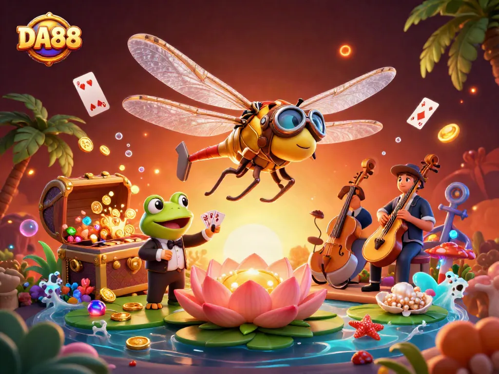 Engage with DA88’s vibrant casino scene featuring unique characters and gaming excitement.