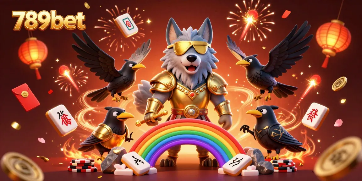 Play exciting games at 789bet with a vibrant 3D casino scene showcasing Norse mythology elements.