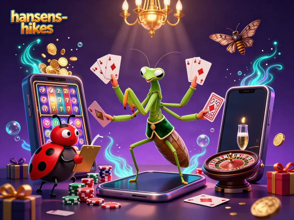 Gambarlah judi online di hansens-hikes dengan prawn mantis dan ladybug, memproses taruhan untuk hasil maksimal.