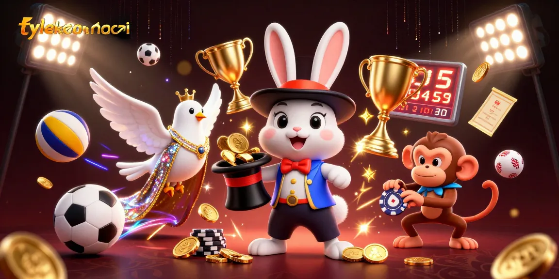 Experience thrilling sports betting excitement with tylekeonhacai's captivating illustration featuring dynamic characters and gambling elements.