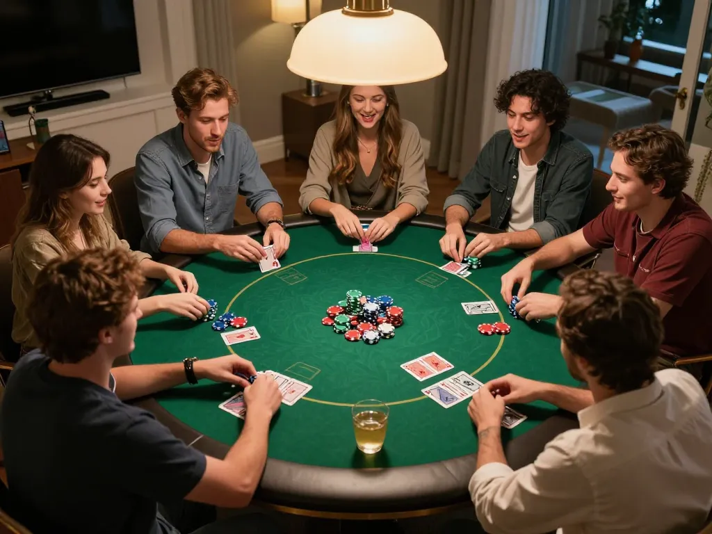 Join the fun at a home poker night with a bonus new member 100 offer on popular games.