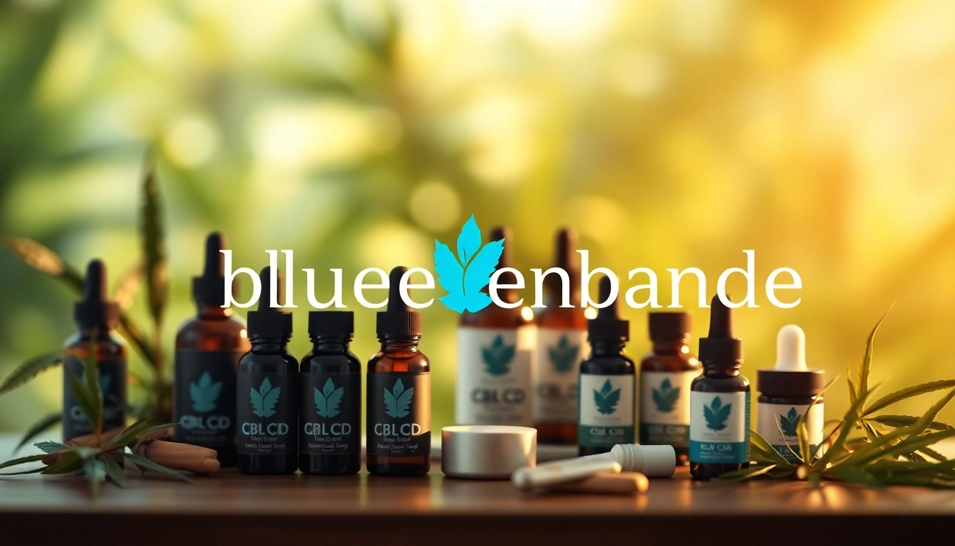 Erleben Sie die hochwertigen CBD-Produkte von bluetenbande in einer eleganten Präsentation.