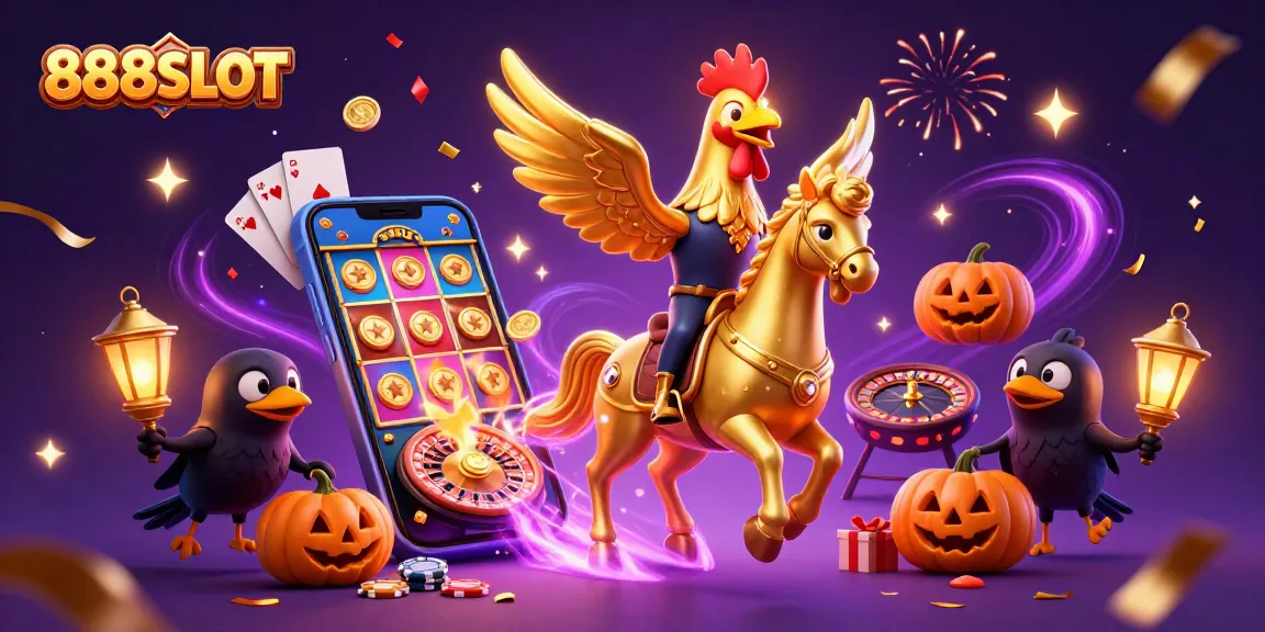 Experience exhilarating gameplay with 888SLOT featuring vibrant gaming elements and dynamic characters.
