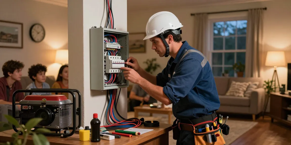 Emergency electrician restoring power; click here to learn about trusted support