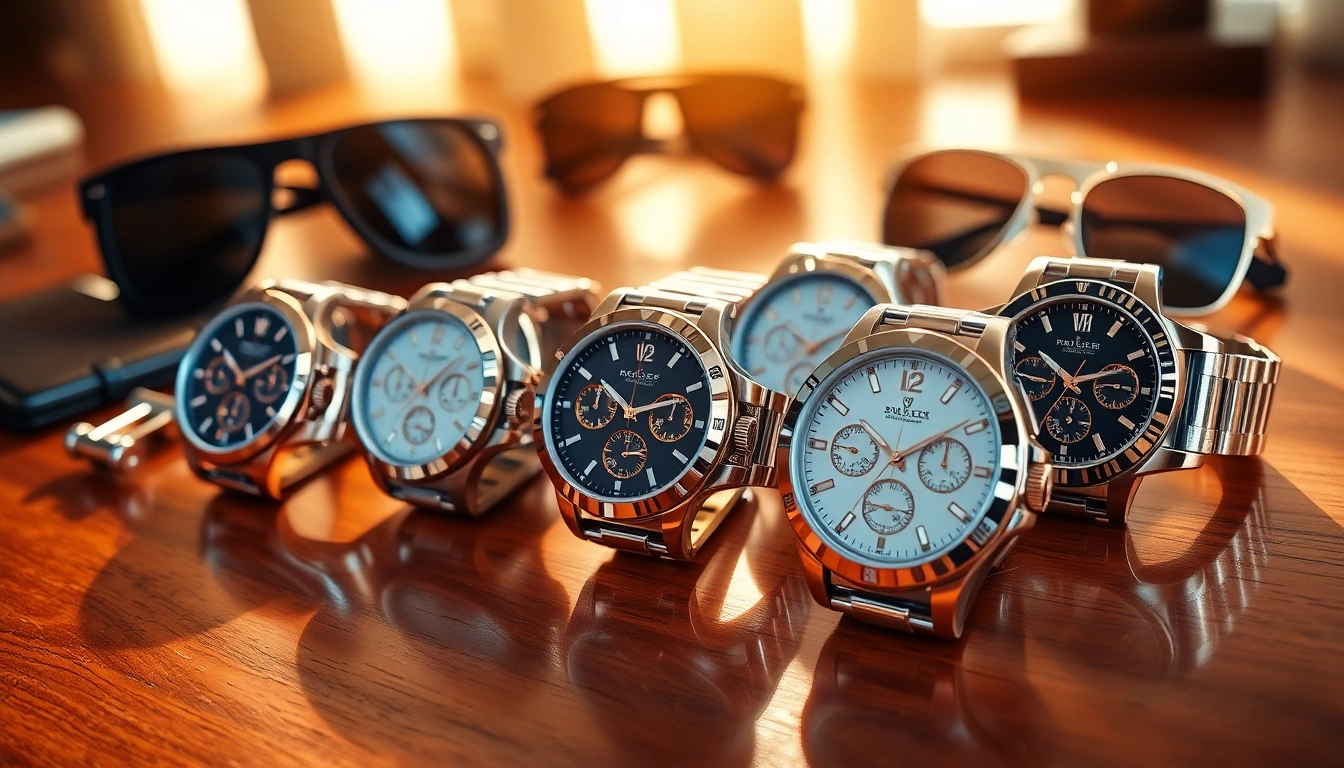 Showcase of super clone watches highlighting their detailed craftsmanship and elegance.