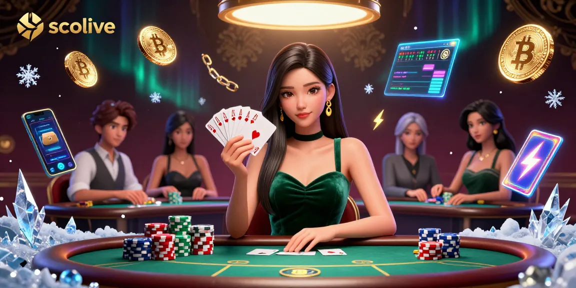 Socolive enhances the gambling experience with dynamic card plays and crypto-themed elements.