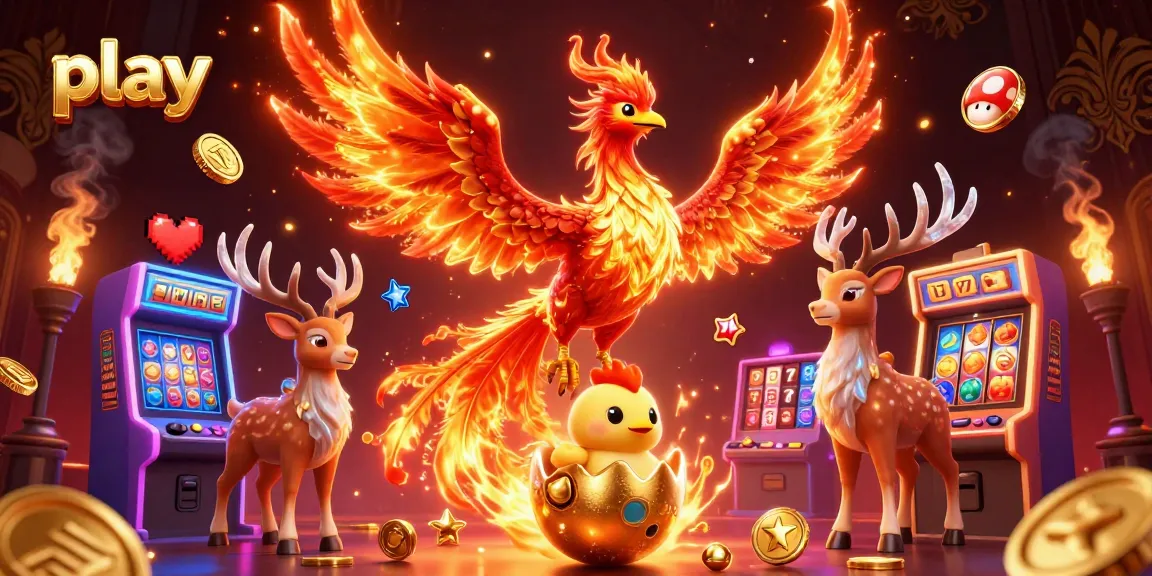 Play iwin with engaging slots in a vibrant casino-themed 3D illustration.