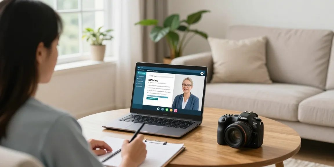 Patient seamlessly engaging in an MMJ card online consultation from home, showcasing accessibility and comfort.