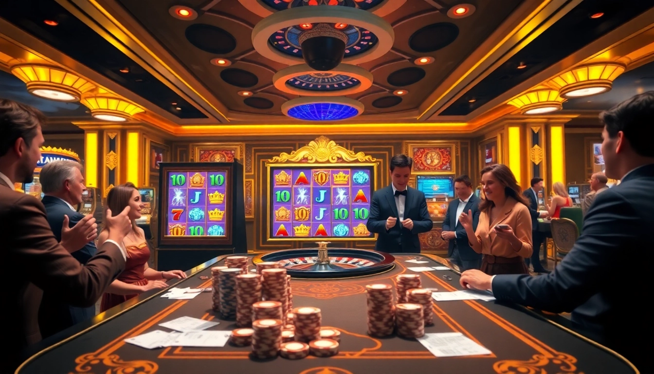 Experience the thrill of Olympus 1000 slot gameplay in a lavish casino environment.